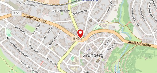 Taverne Delfi Grünberg sur la carte