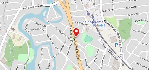 Le St-Georges sur la carte