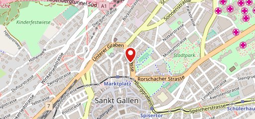 Taverne zum Troubadour sulla mappa