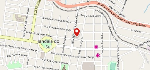 Pizzaria Terraço Itália no mapa