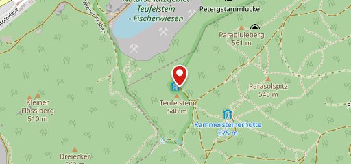 Teufelsteinhütte sur la carte