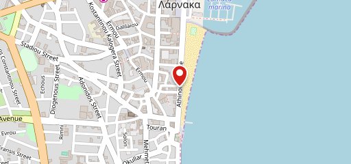 TGI Fridays Cyprus - Larnaca Finikoudes sur la carte