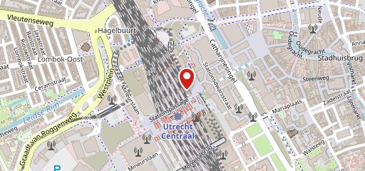 TGI Fridays Utrecht sur la carte