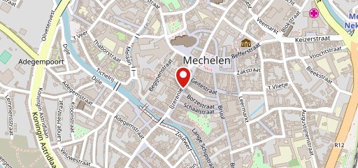 Thai Cafe Mechelen sur la carte