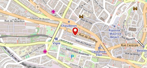 Thaï Orchidée Lausanne sulla mappa