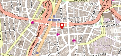 Thaifood-Liberdade no mapa