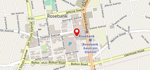 The Bank Rosebank Johannesburg sur la carte