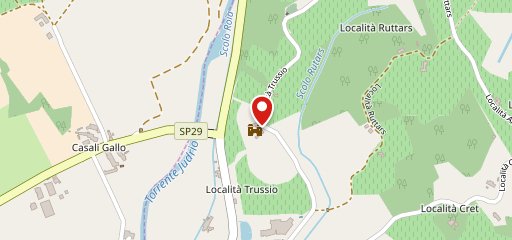 Castello di Trussio sulla mappa