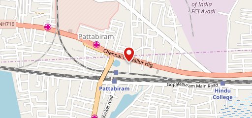 The Chennai Bites on map