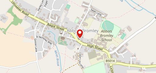 The Crown Abbots Bromley on map