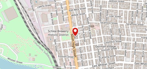 The Daily Growler - German Village/Brewery District en el mapa