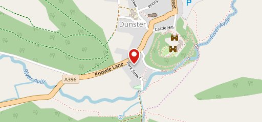 The Foresters Arms Dunster on map