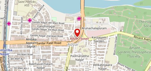 The High Joint Adyar on map