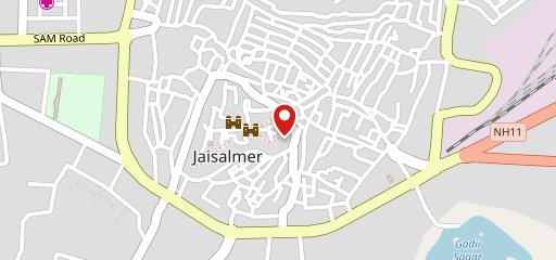 The Panorama jaisalmer cafe restaurant on map