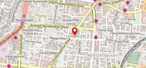 The Red Box Alwarpet on map