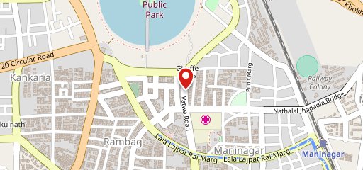 Theka Cafe Maninagar on map