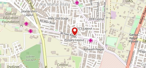 Theobroma Bakery and Cake Shop - New BEL Road, Bengaluru on map