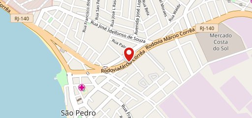 Tibérios Pizzaria E Restaurante Búzios RJ no mapa