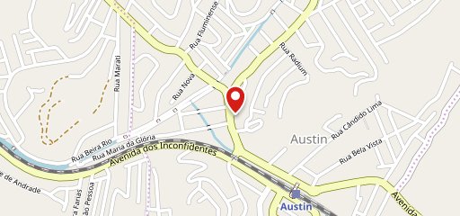 Tigellas Austin no mapa