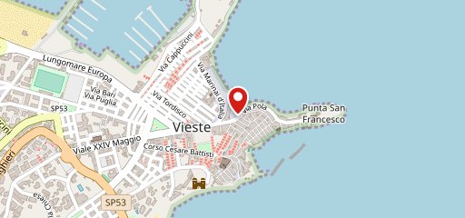 Tirovino food e wine bar Vieste sulla mappa