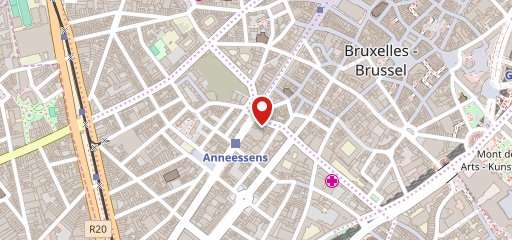 Tonton Chami Bruxelles 1000 Brussel sur la carte