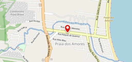 Pizzaria Too Much - Praia Brava no mapa