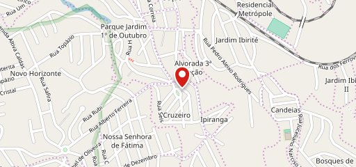 TopDog Lanches no mapa