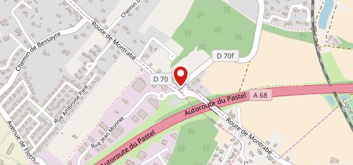 Toque é Pizza - Rouffiac - St Jean - Montrabé sur la carte