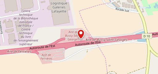 TotalEnergies - Bussy St Georges - Access sur la carte