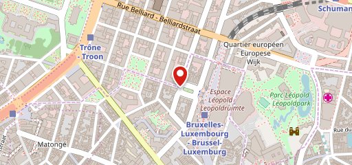 Bar & Restaurant Tourane - Place du Luxembourg sur la carte