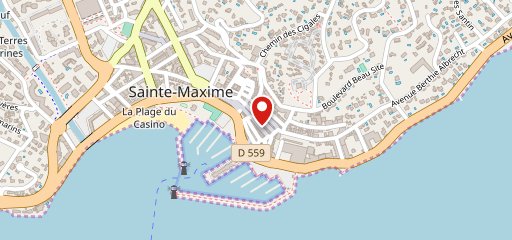 Restaurant le Maxime sur la carte