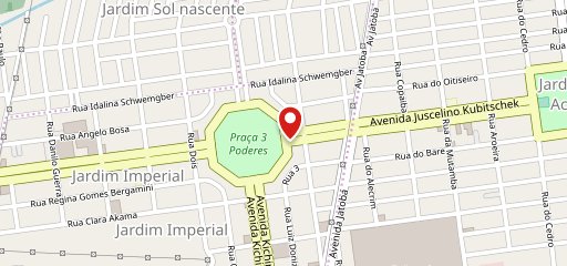 Trajetória Pozza no mapa