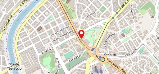 Tram Depot Testaccio sulla mappa