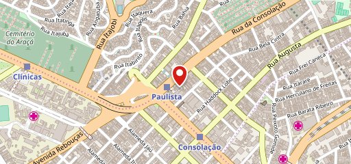 Trampolim Startup Café no mapa