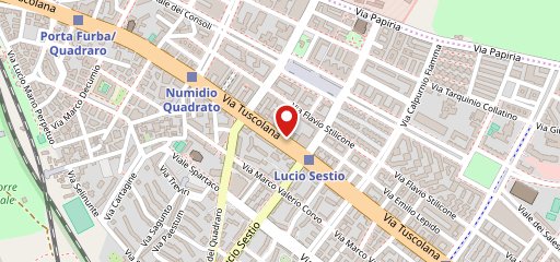 Trancio pizza al taglio sulla mappa