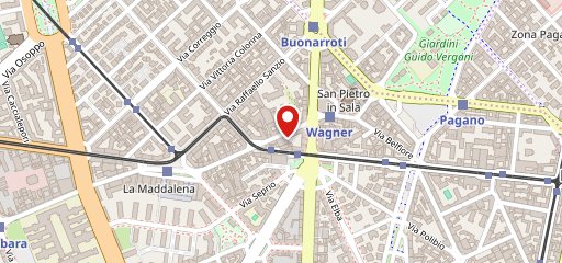 Trapizzino Milano Marghera sulla mappa