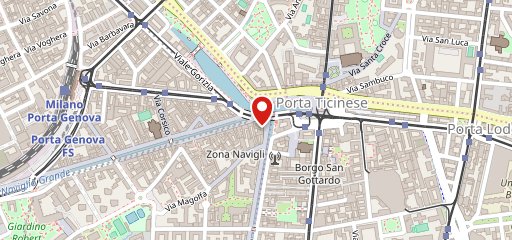 Trapizzino Milano Navigli sulla mappa