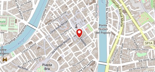 Trattoria al Pompiere sur la carte