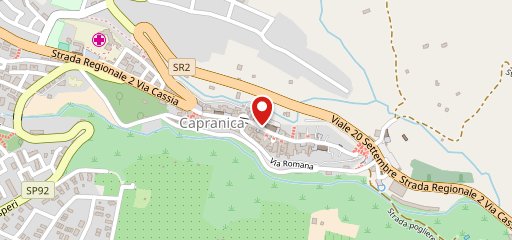 Trattoria Da Ciucci Capranica sulla mappa