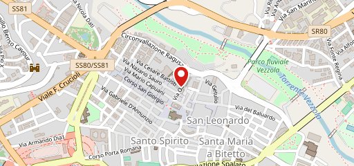 Trattoria Da Mauro Teramo sur la carte