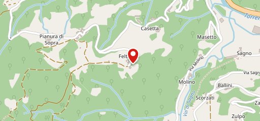 Trattoria da Pedi e Cile sur la carte