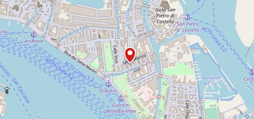 Trattoria Dai Fioi (Venezia Biennale) sulla mappa