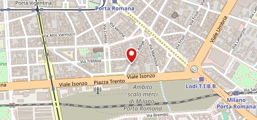 Trattoria de la Trebia Milano sulla mappa