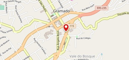 Trattoria no mapa