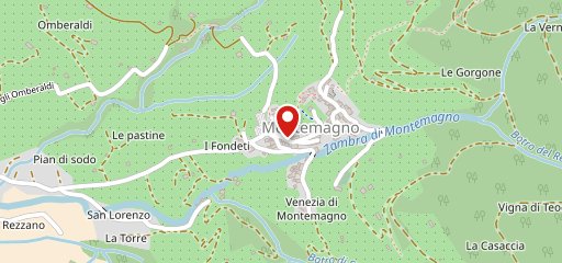 Trattoria di Montemagno sulla mappa