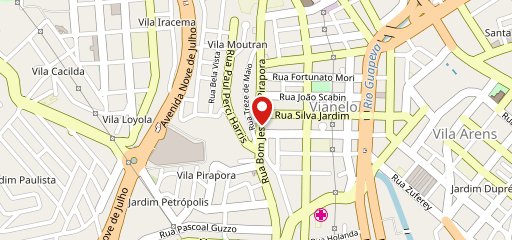 Trattoria Italiana no mapa