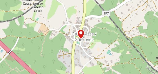 Društvena Gostilna Gabrovec - Trattoria Sociale di Gabrovizza sulla mappa