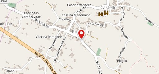 Trattoria Tarello sur la carte