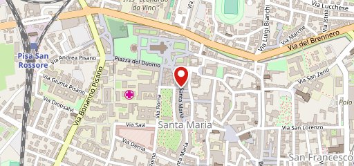 Trattoria Toscana Pisa sulla mappa