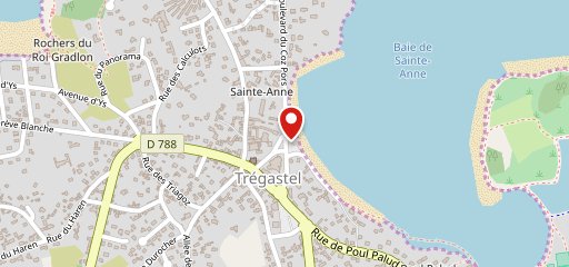 Trégastel sur la carte